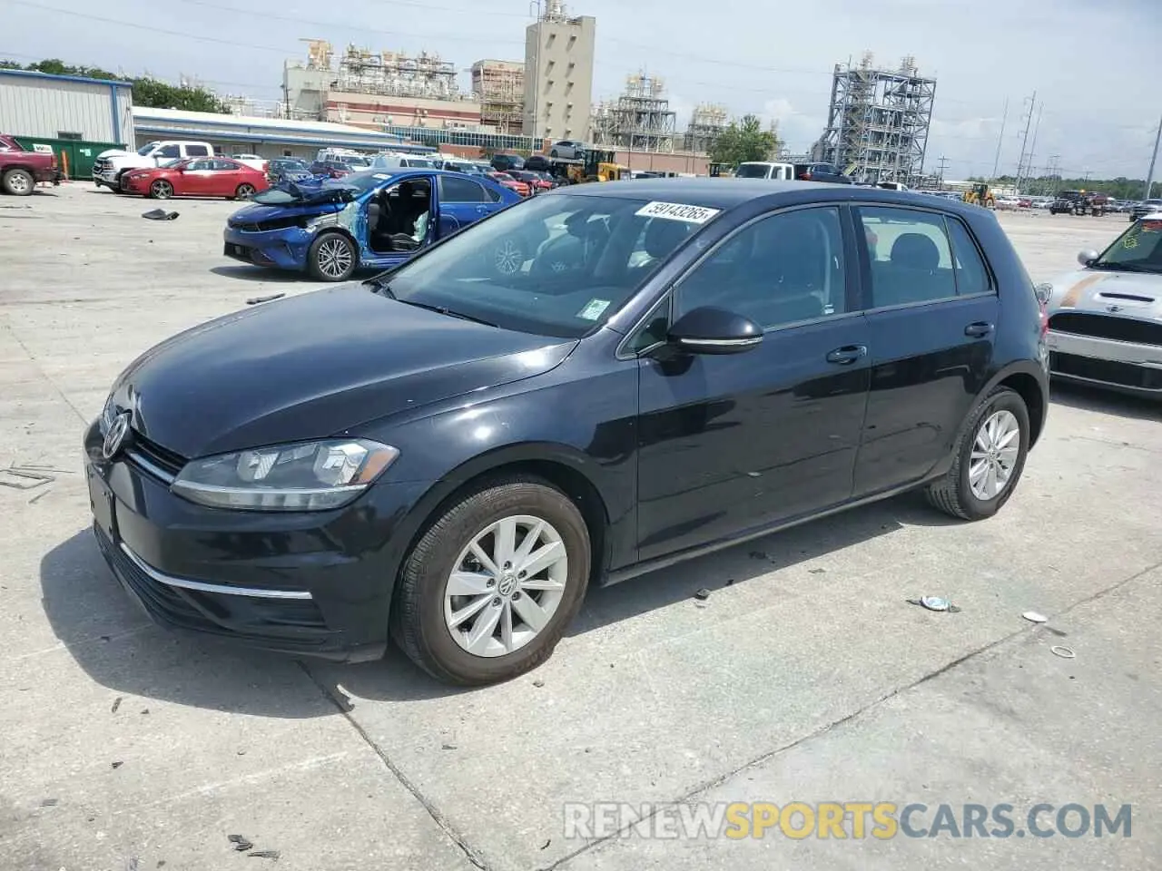 1 fotografías del automóvil dañado 3VWG57AU7KM013240 VOLKSWAGEN GOLF 2019