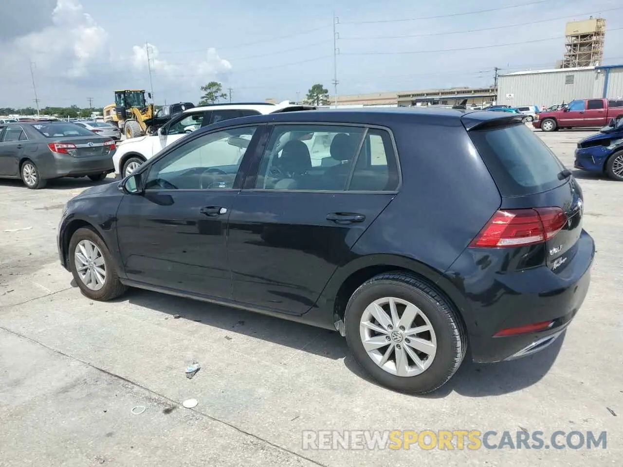 2 fotografías del automóvil dañado 3VWG57AU7KM013240 VOLKSWAGEN GOLF 2019