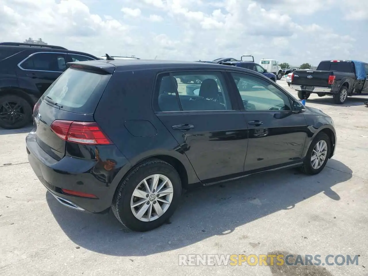 3 fotografías del automóvil dañado 3VWG57AU7KM013240 VOLKSWAGEN GOLF 2019