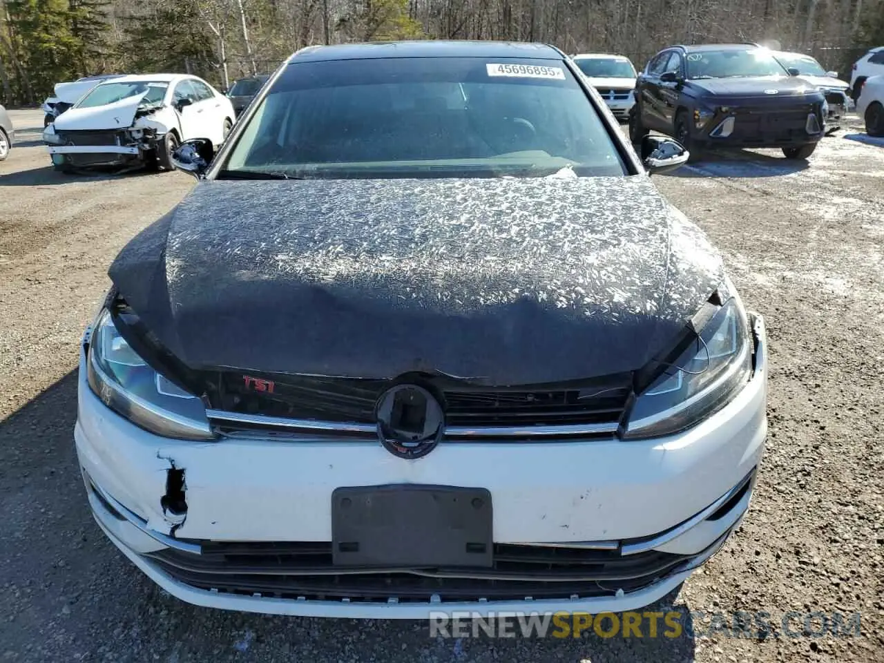 5 fotografías del automóvil dañado 3VWG57AU9KM009366 VOLKSWAGEN GOLF 2019