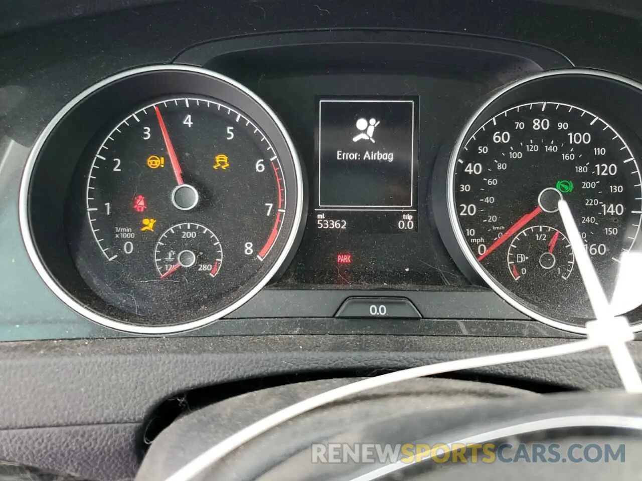 9 fotografías del automóvil dañado 3VWH17AU0KM524546 VOLKSWAGEN GOLF 2019