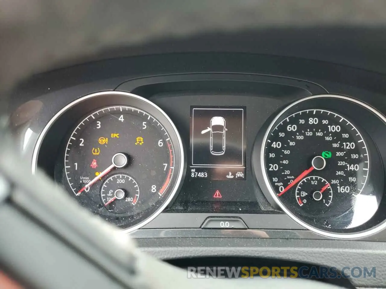 9 fotografías del automóvil dañado 3VWH17AU1KM511000 VOLKSWAGEN GOLF 2019