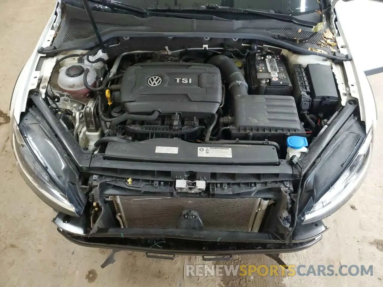 11 fotografías del automóvil dañado 3VWH17AU7KM513737 VOLKSWAGEN GOLF 2019