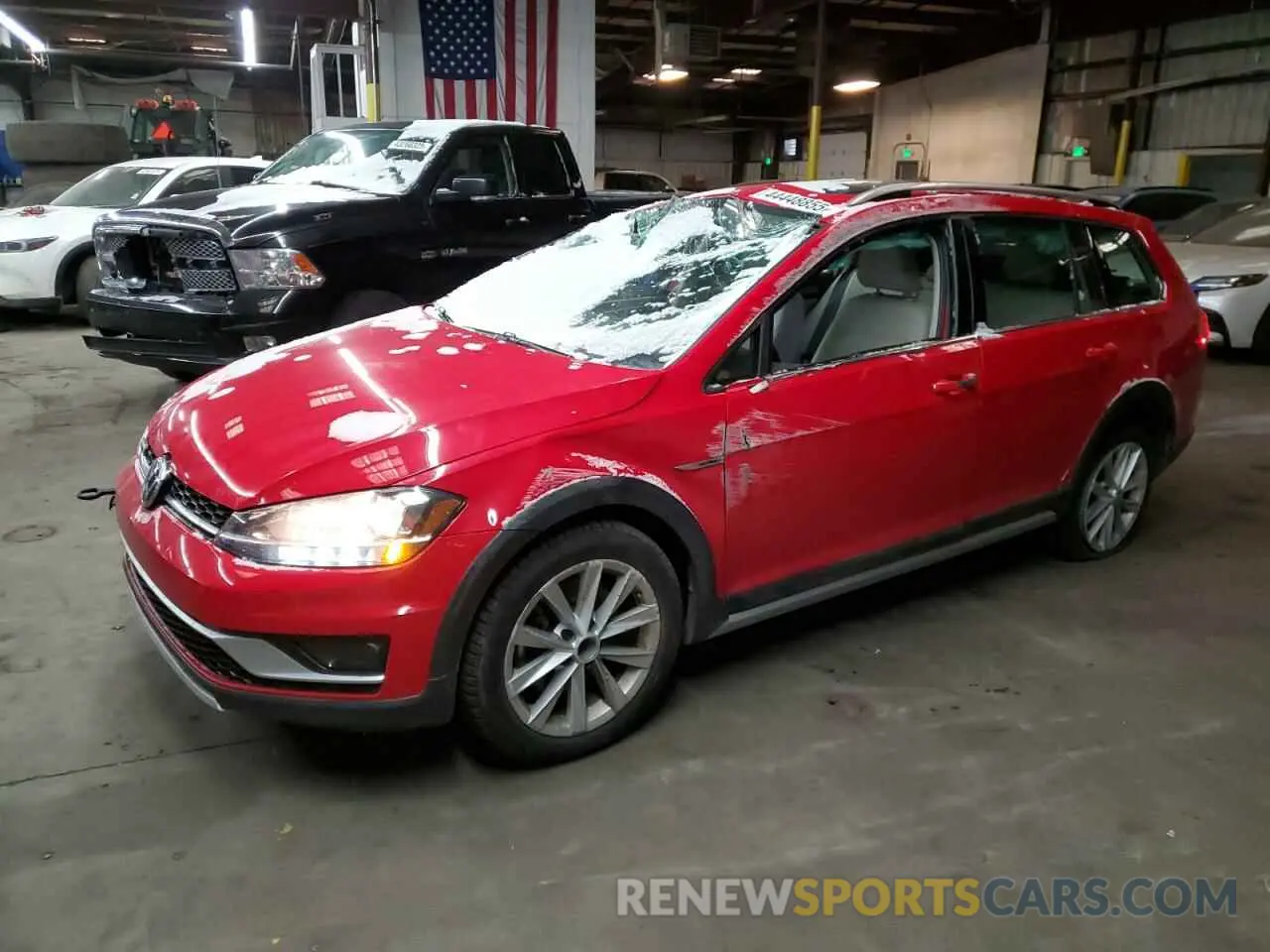 1 fotografías del automóvil dañado 3VWH17AU9KM517398 VOLKSWAGEN GOLF 2019