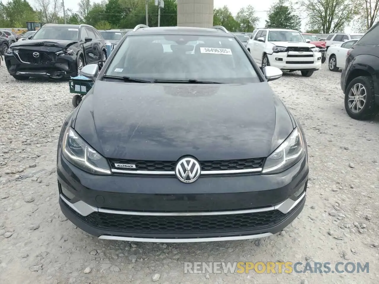 5 fotografías del automóvil dañado 3VWH17AUXKM515711 VOLKSWAGEN GOLF 2019