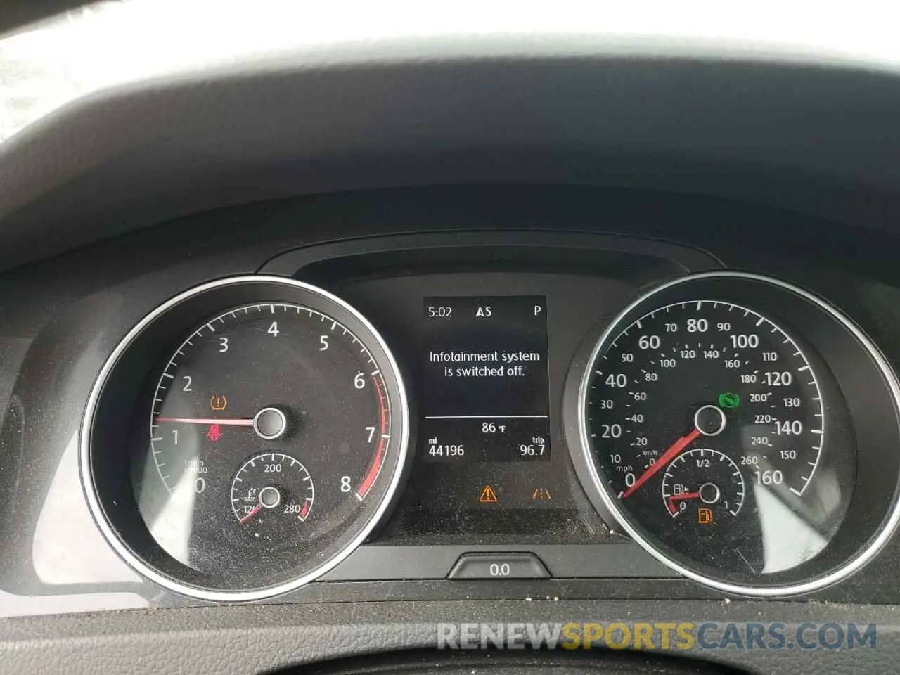 9 fotografías del automóvil dañado 3VWH17AUXKM515711 VOLKSWAGEN GOLF 2019