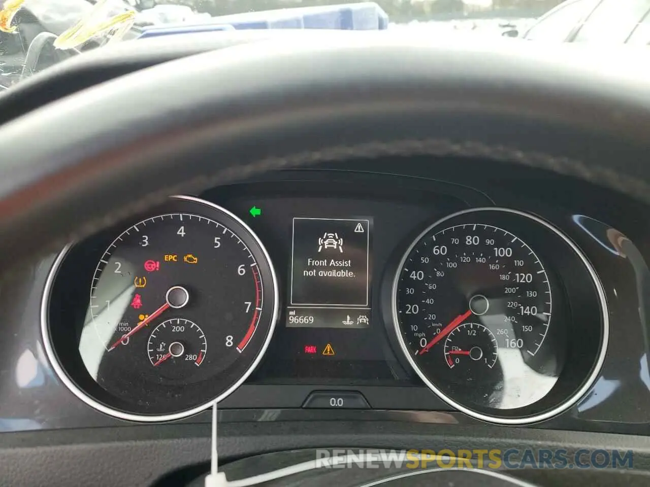 9 fotografías del automóvil dañado 3VWM17AU1KM517247 VOLKSWAGEN GOLF 2019