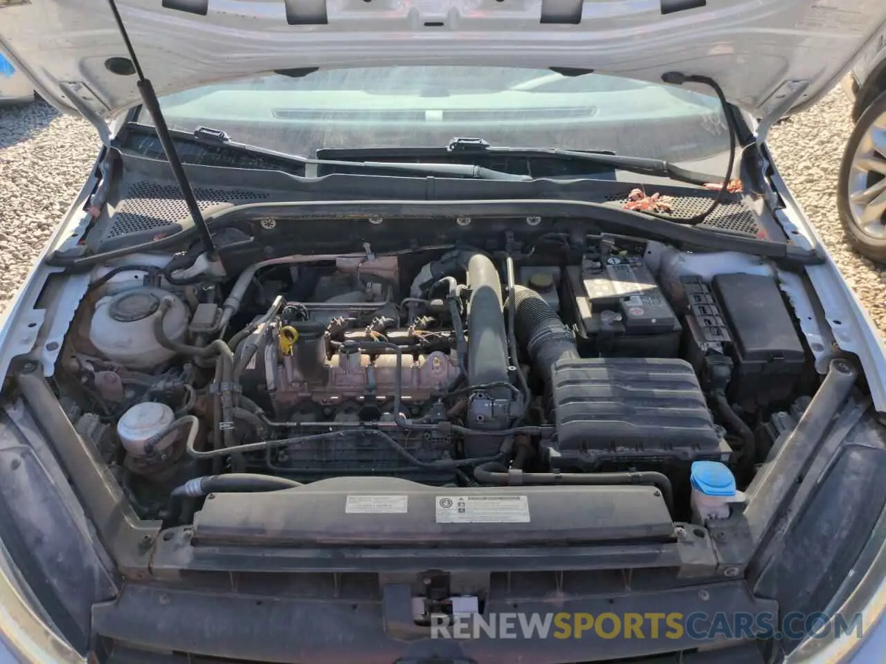11 fotografías del automóvil dañado 3VWT57AUXKM506683 VOLKSWAGEN GOLF 2019