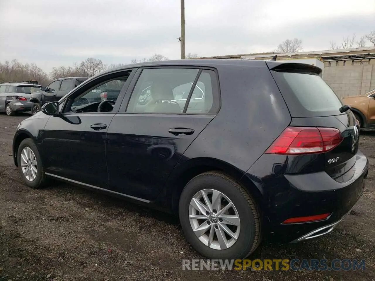 2 fotografías del automóvil dañado 3VWW57AU7KM022452 VOLKSWAGEN GOLF 2019
