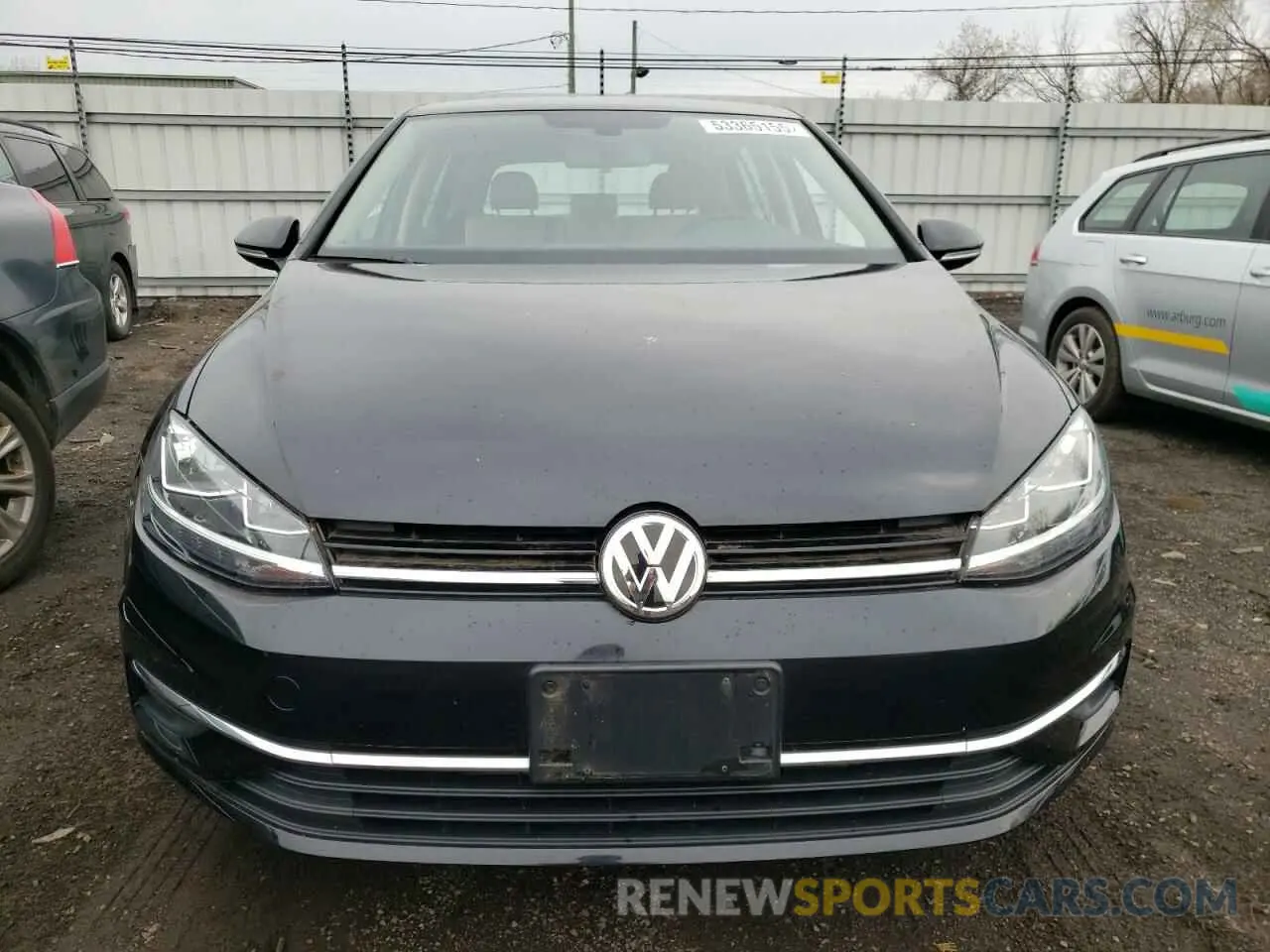 5 fotografías del automóvil dañado 3VWW57AU7KM022452 VOLKSWAGEN GOLF 2019