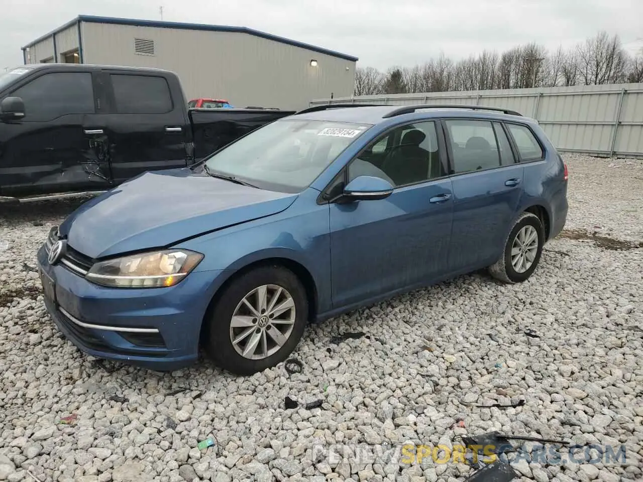 1 fotografías del automóvil dañado 3VWY57AU5KM511344 VOLKSWAGEN GOLF 2019