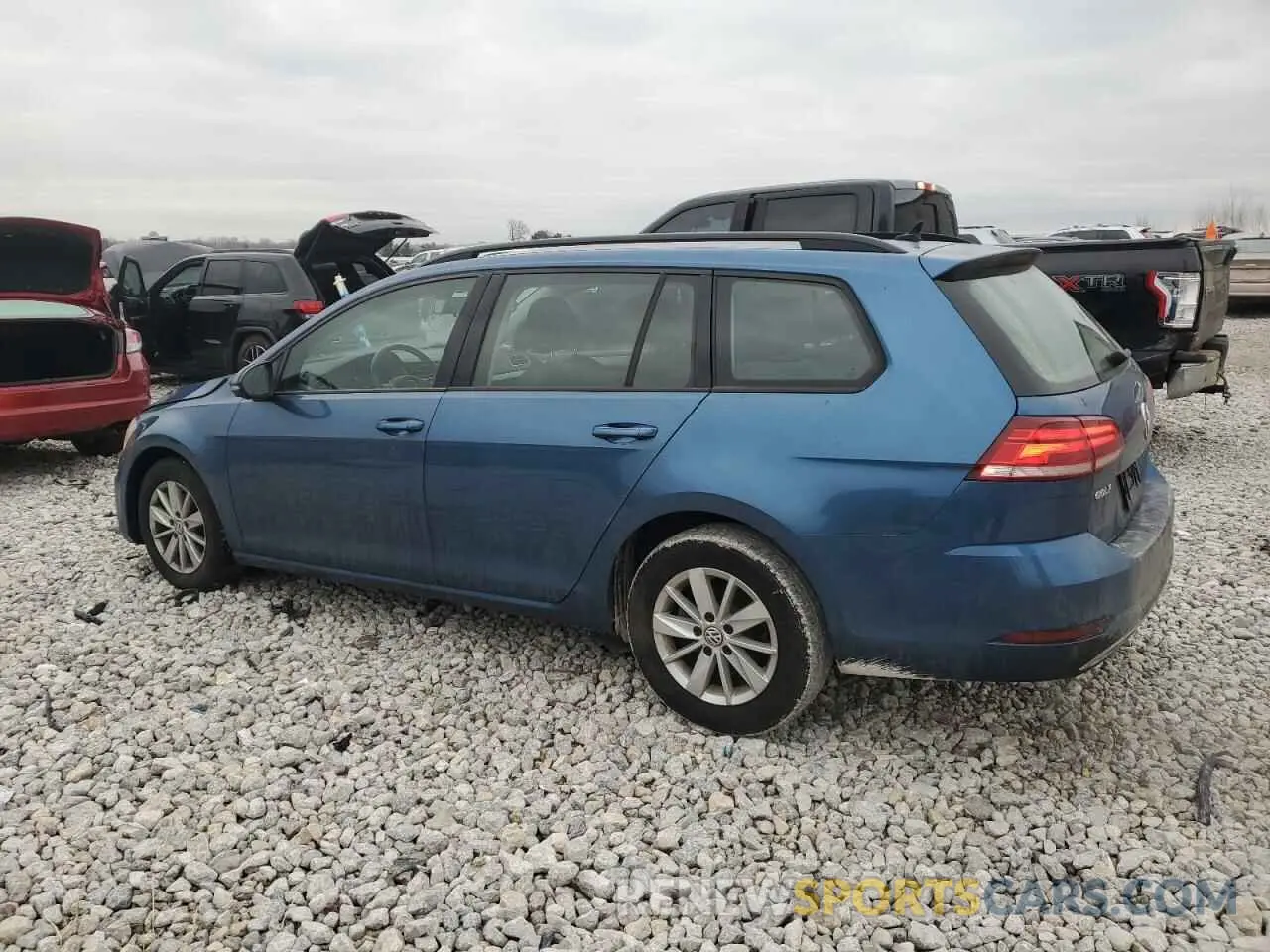 2 fotografías del automóvil dañado 3VWY57AU5KM511344 VOLKSWAGEN GOLF 2019