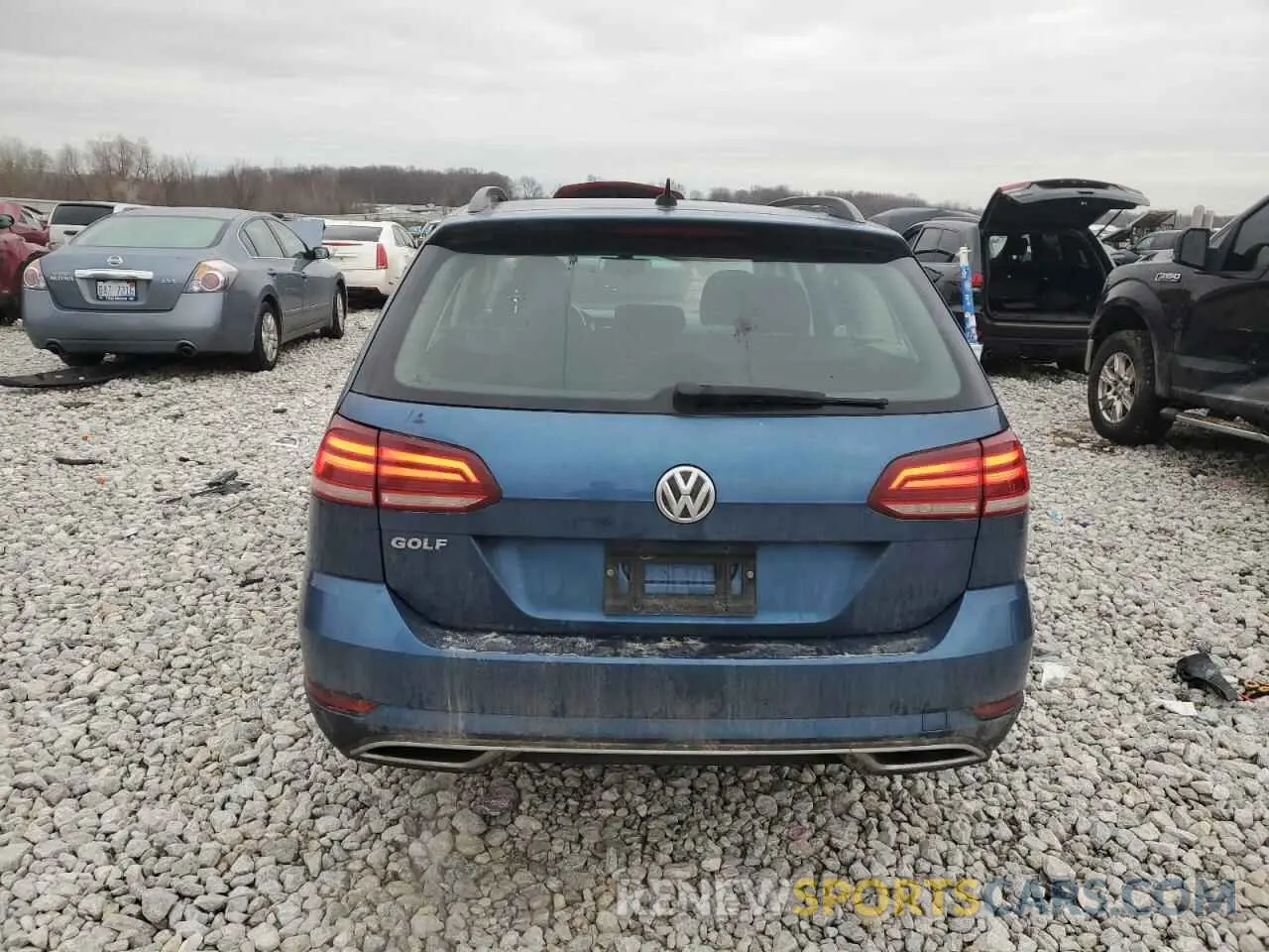 6 fotografías del automóvil dañado 3VWY57AU5KM511344 VOLKSWAGEN GOLF 2019