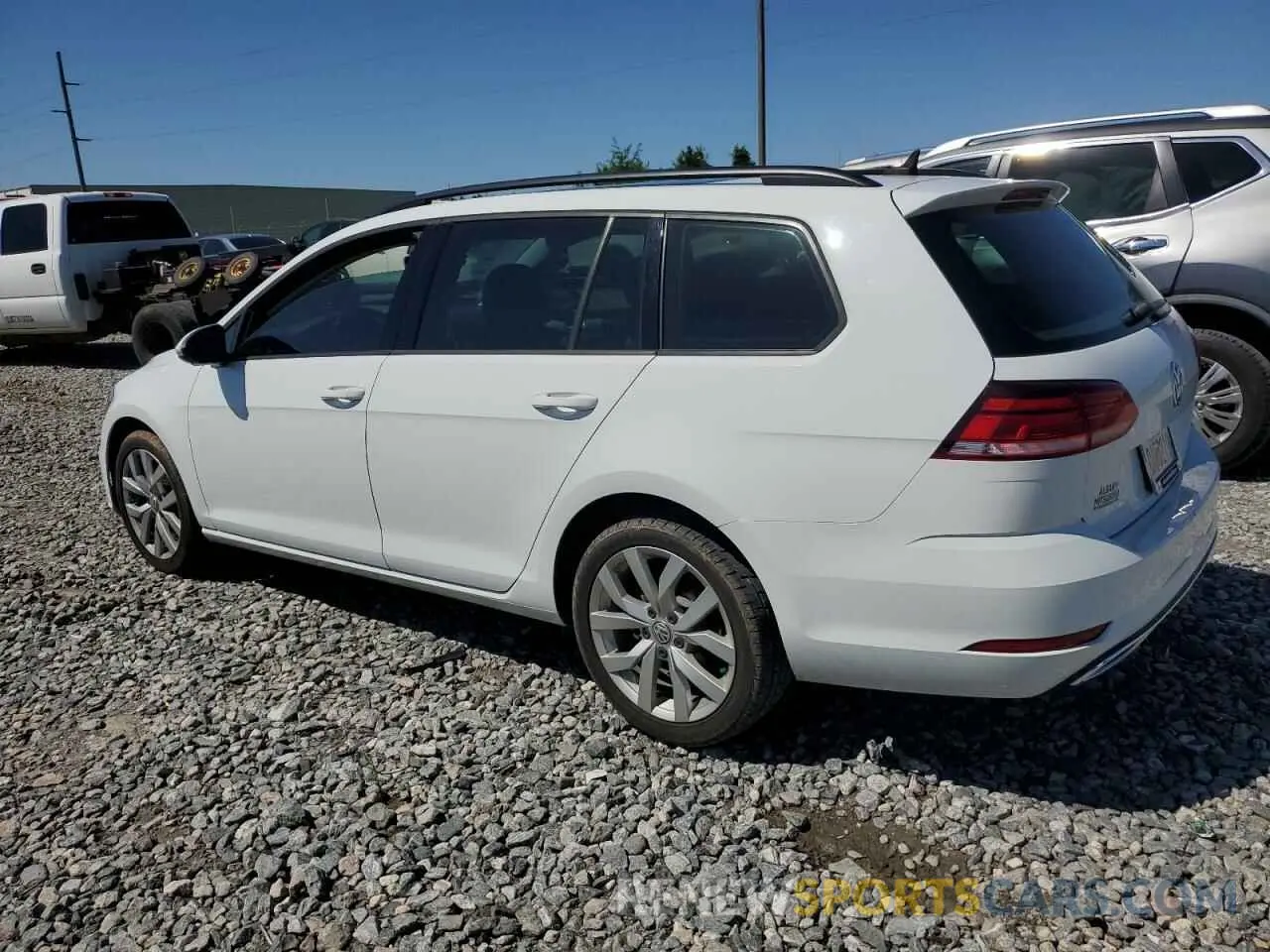 2 fotografías del automóvil dañado 3VWY57AUXKM508133 VOLKSWAGEN GOLF 2019