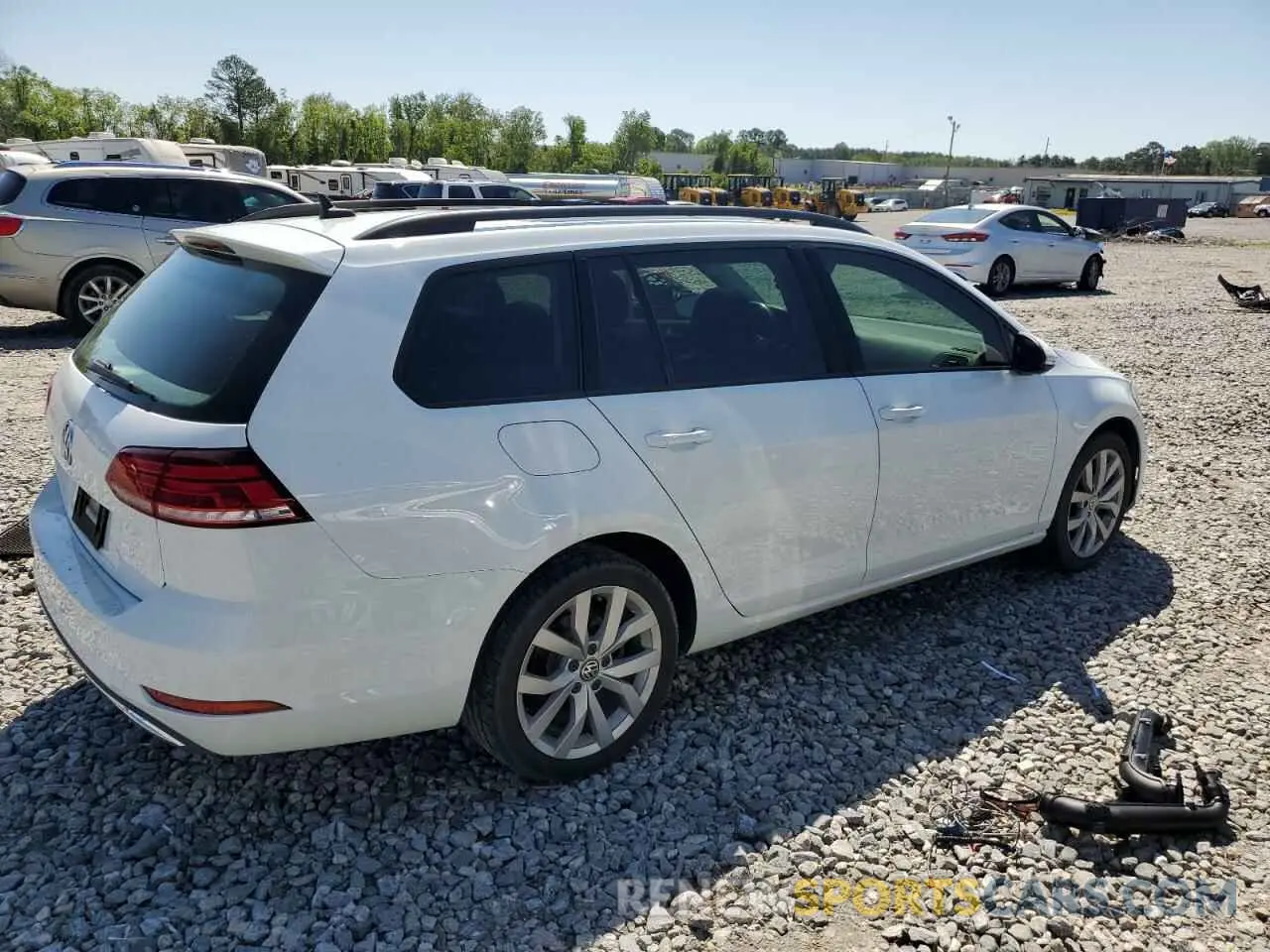 3 fotografías del automóvil dañado 3VWY57AUXKM508133 VOLKSWAGEN GOLF 2019