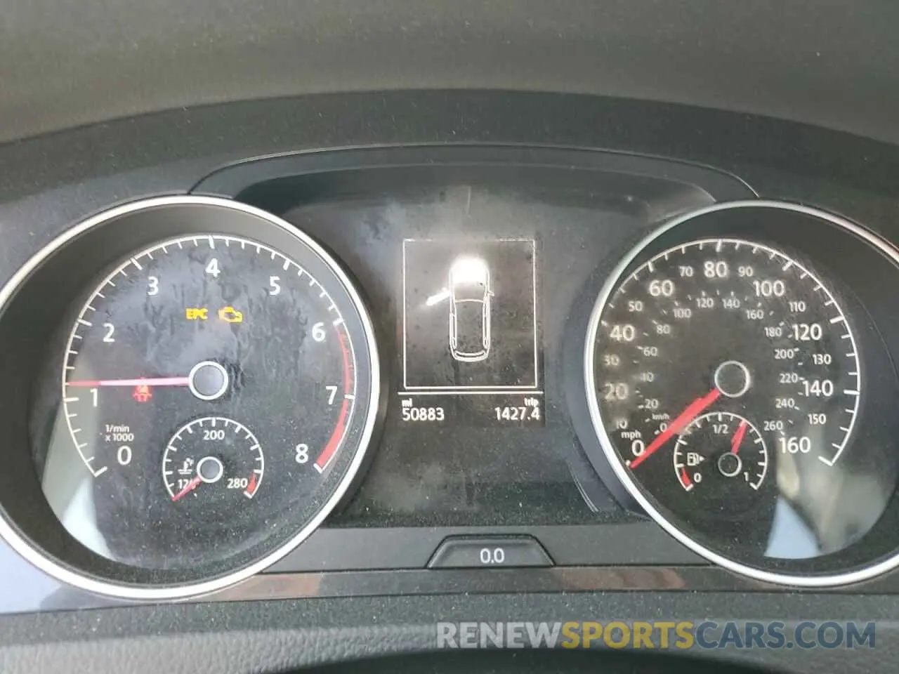 9 fotografías del automóvil dañado 3VWY57AUXKM508133 VOLKSWAGEN GOLF 2019