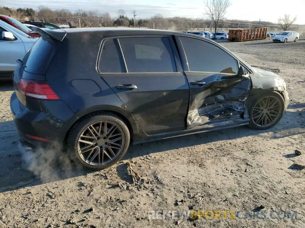 3 fotografías del automóvil dañado WVWVA7AU4KW228628 VOLKSWAGEN GOLF 2019