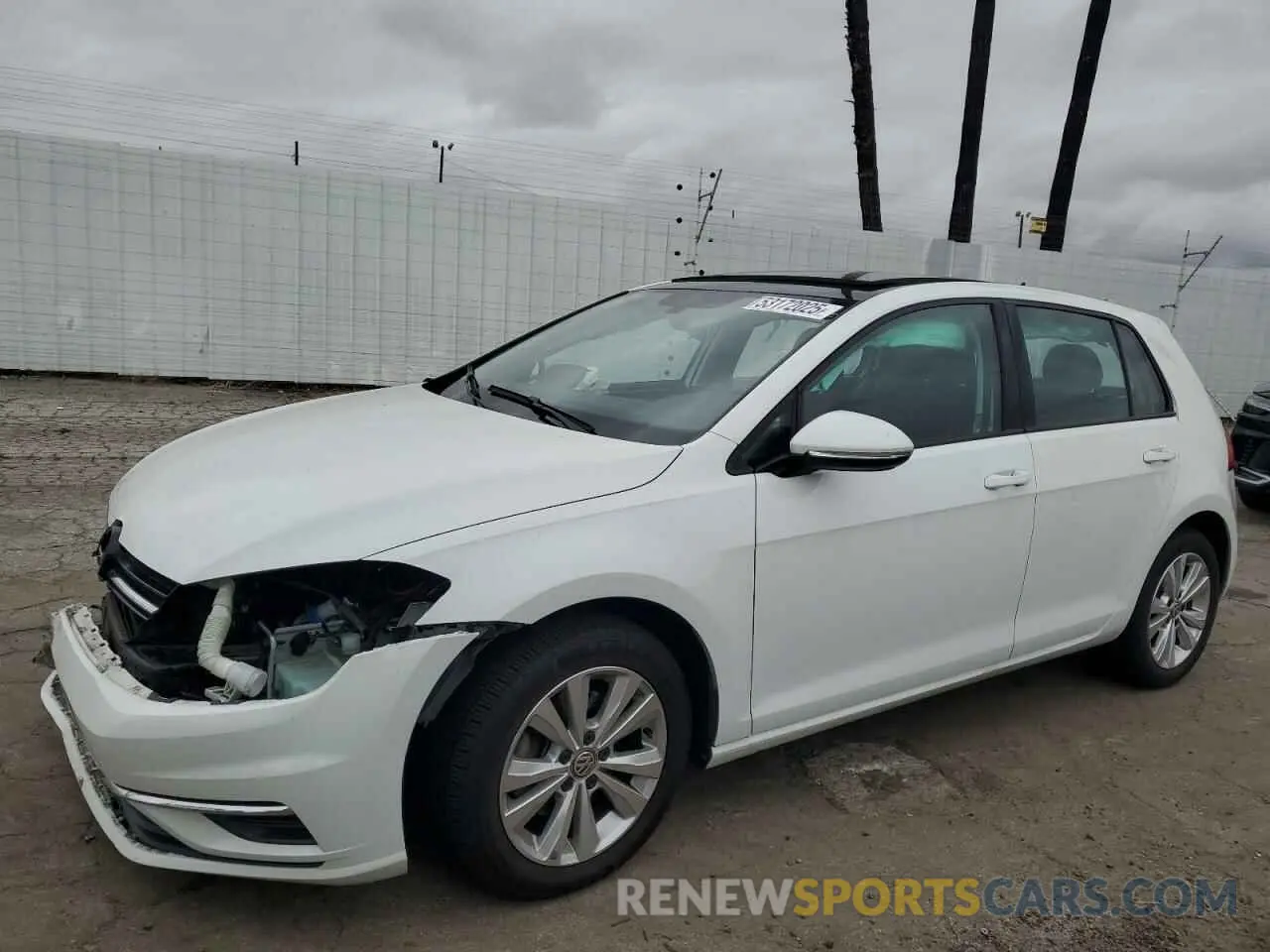 1 fotografías del automóvil dañado 3VWG57AU1LM009105 VOLKSWAGEN GOLF 2020