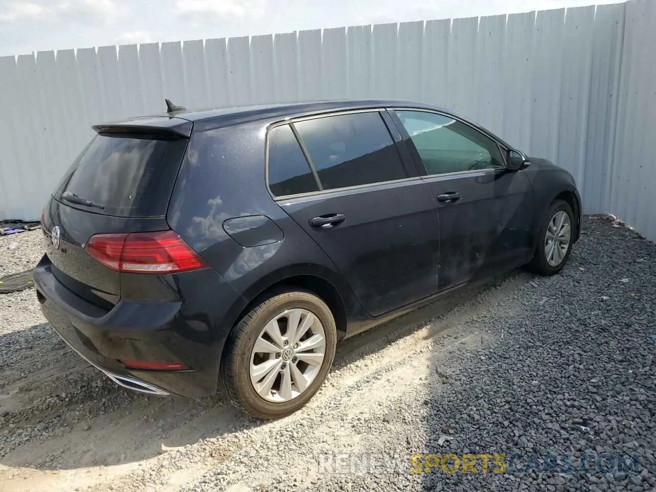 3 fotografías del automóvil dañado 3VWG57AU5LM004456 VOLKSWAGEN GOLF 2020