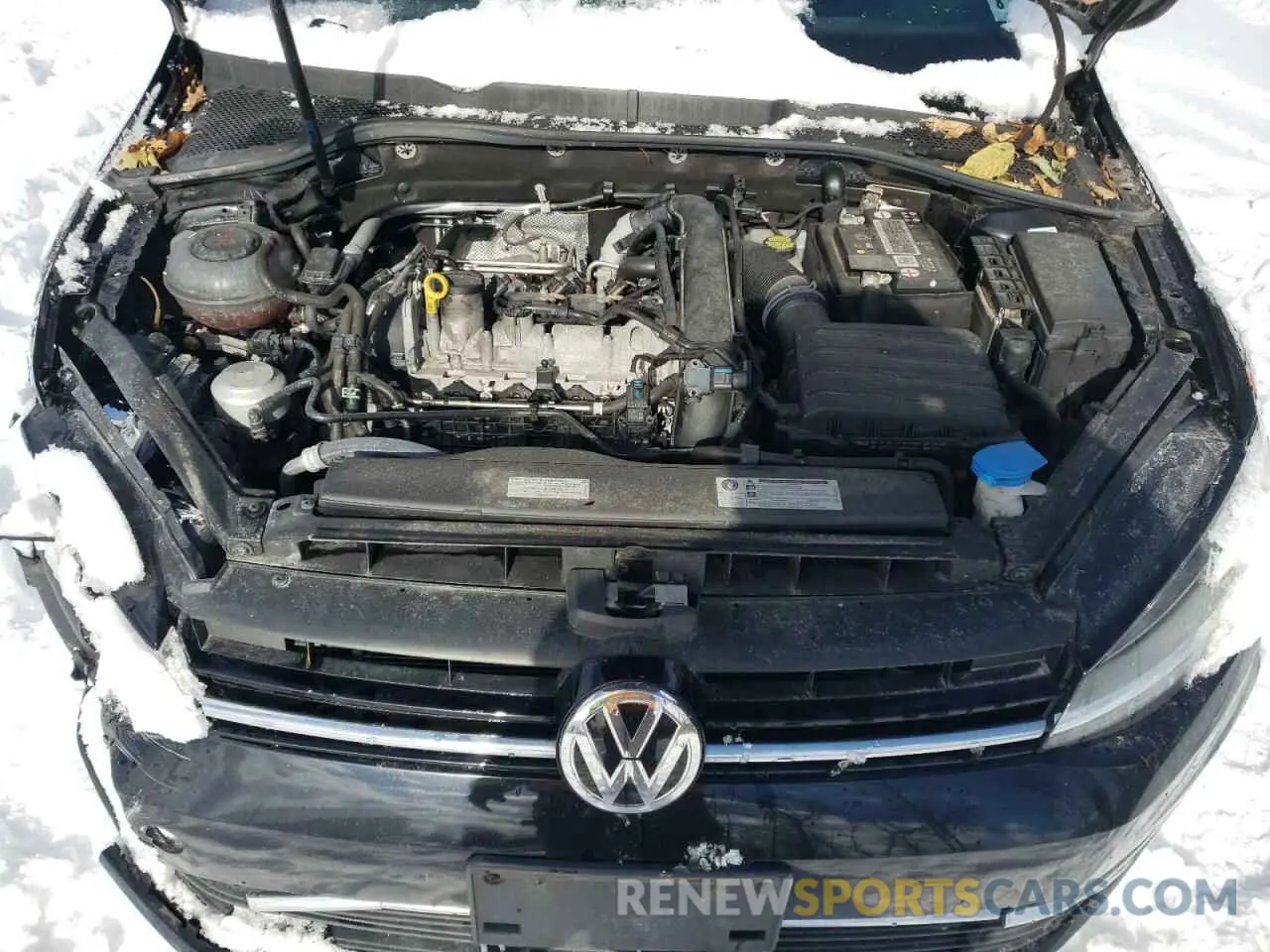 12 fotografías del automóvil dañado 3VWW57AU0LM009270 VOLKSWAGEN GOLF 2020