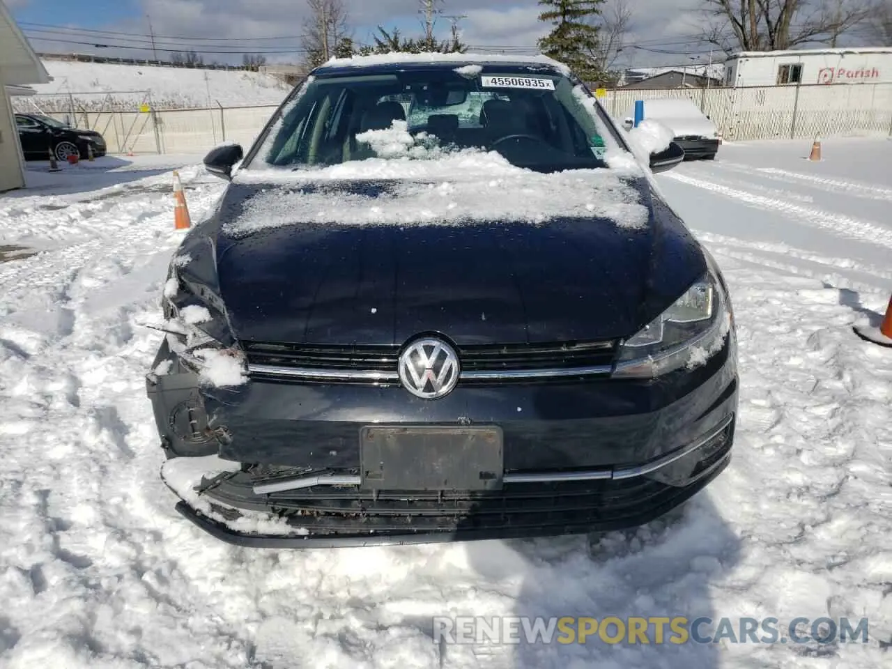 5 fotografías del automóvil dañado 3VWW57AU0LM009270 VOLKSWAGEN GOLF 2020