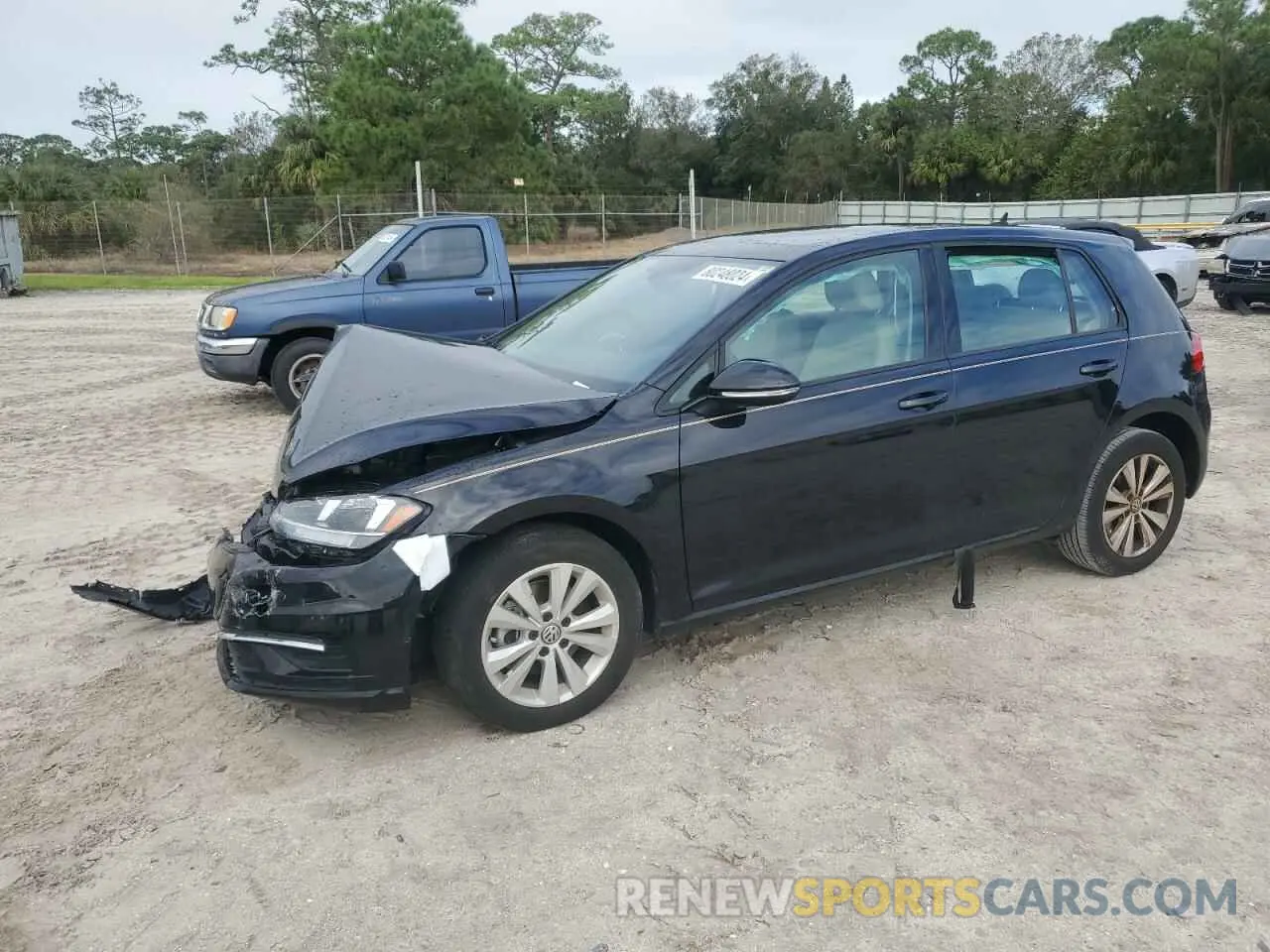 1 fotografías del automóvil dañado 3VWG57AU2MM007509 VOLKSWAGEN GOLF 2021