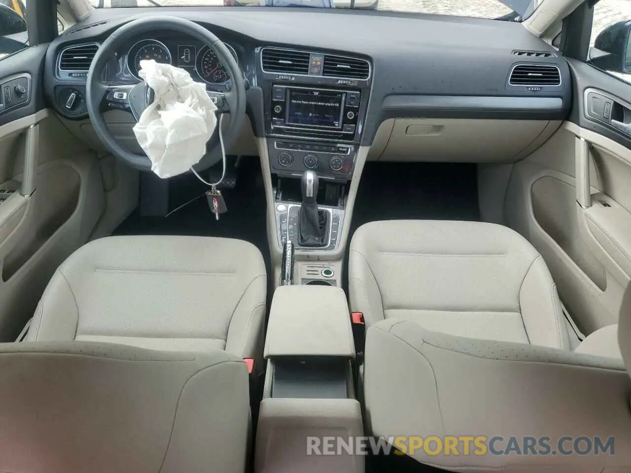 8 fotografías del automóvil dañado 3VWG57AU2MM007509 VOLKSWAGEN GOLF 2021