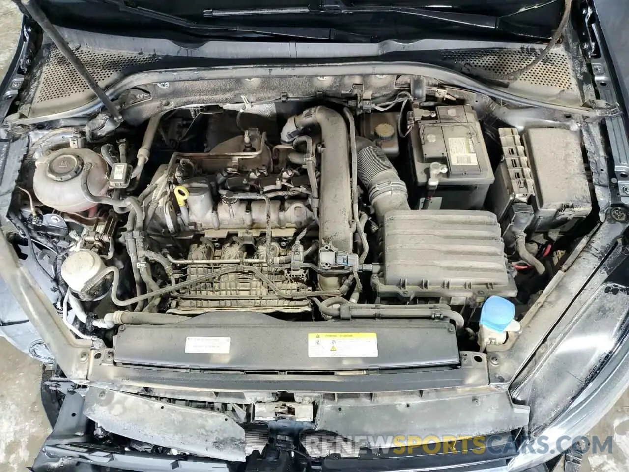 11 fotografías del automóvil dañado 3VWG57AU5MM011862 VOLKSWAGEN GOLF 2021