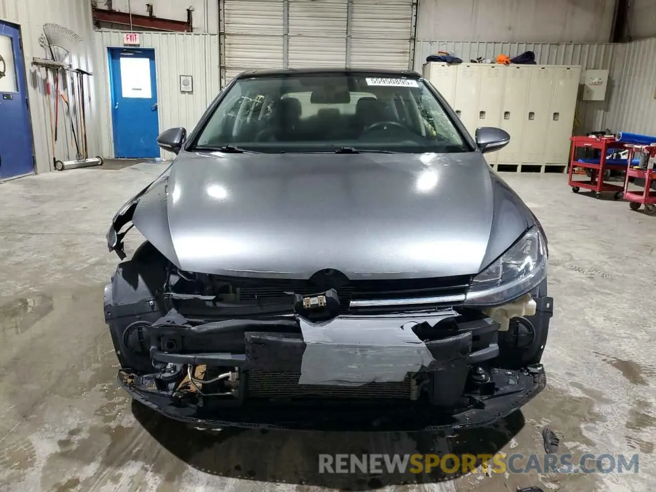 5 fotografías del automóvil dañado 3VWG57AU5MM011862 VOLKSWAGEN GOLF 2021