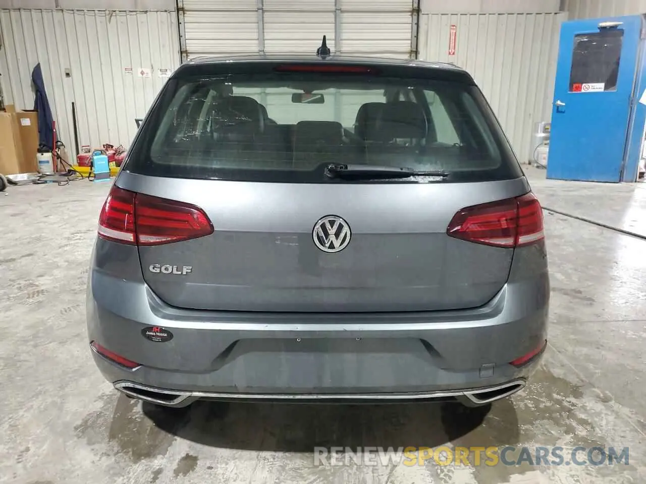 6 fotografías del automóvil dañado 3VWG57AU5MM011862 VOLKSWAGEN GOLF 2021