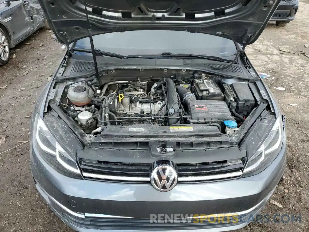 11 fotografías del automóvil dañado 3VWG57AU6MM006606 VOLKSWAGEN GOLF 2021