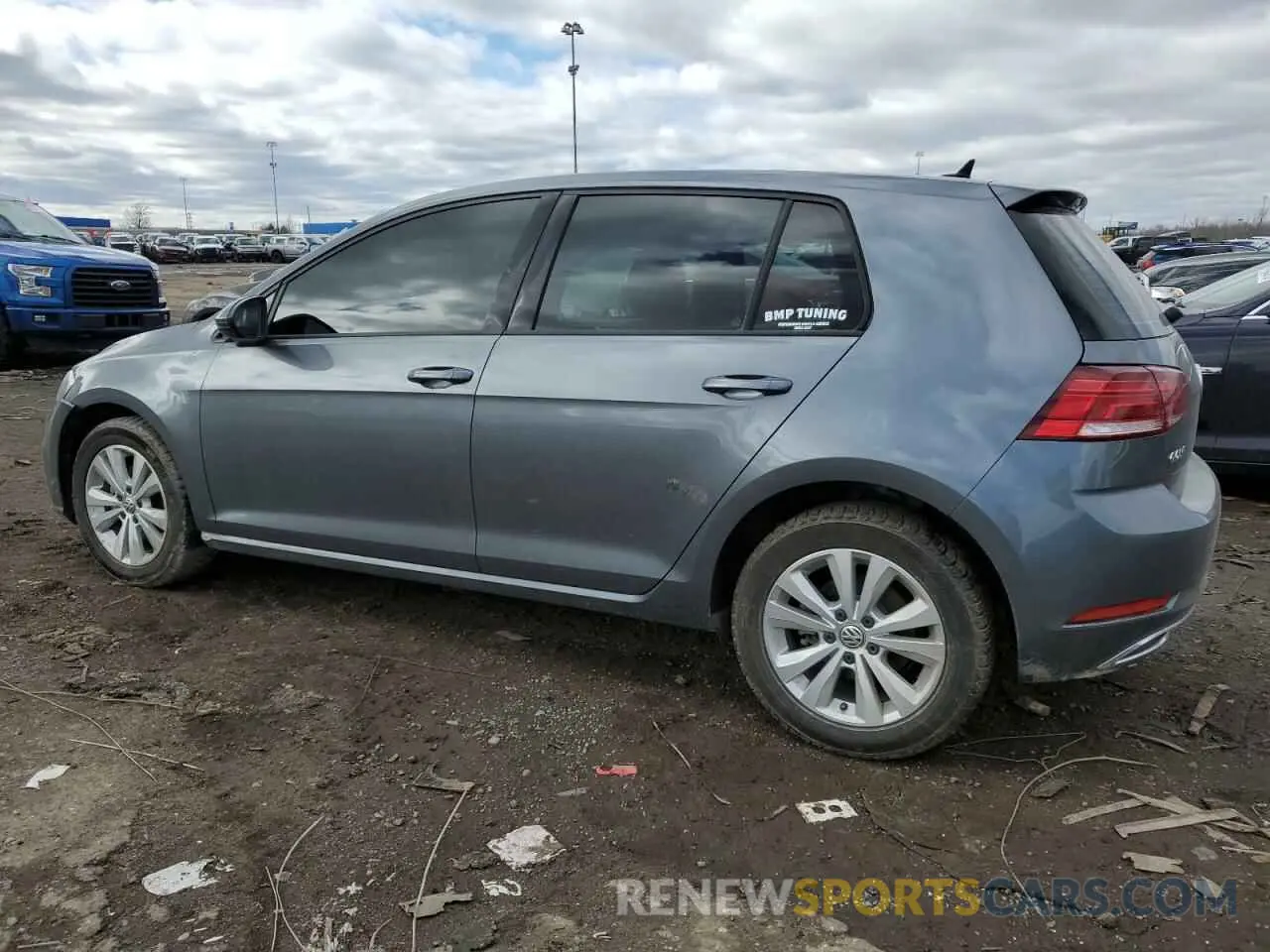 2 fotografías del automóvil dañado 3VWG57AU6MM006606 VOLKSWAGEN GOLF 2021