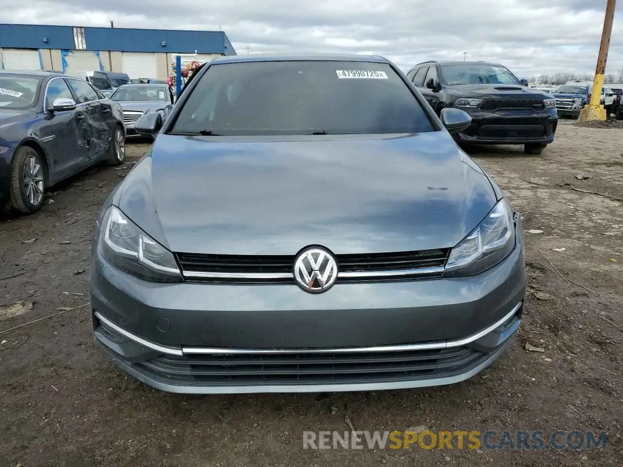 5 fotografías del automóvil dañado 3VWG57AU6MM006606 VOLKSWAGEN GOLF 2021