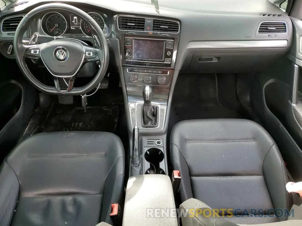 8 fotografías del automóvil dañado 3VWG57AU6MM006606 VOLKSWAGEN GOLF 2021