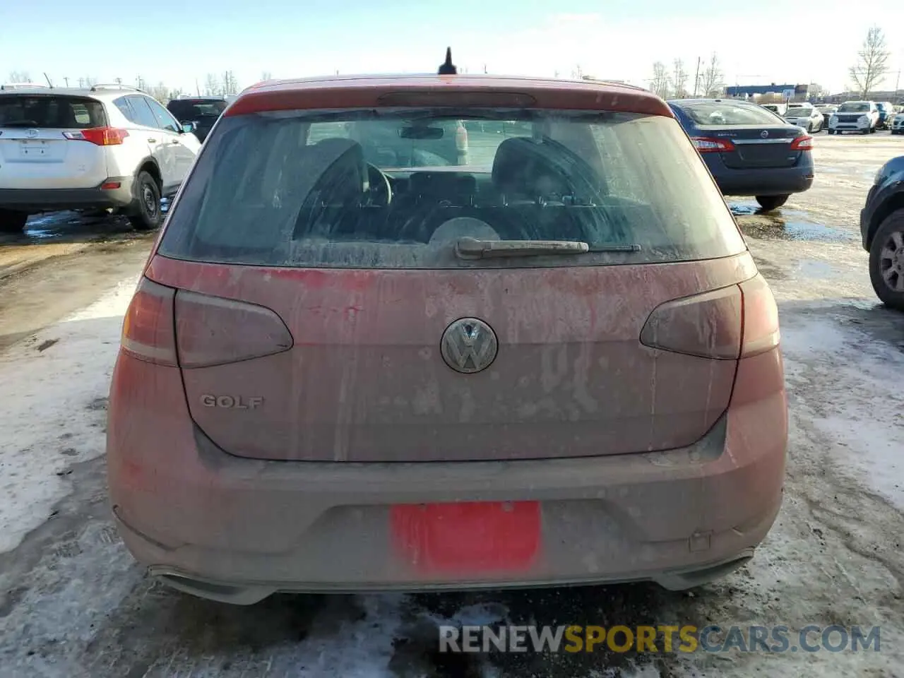 6 fotografías del automóvil dañado 3VWG57AU7MM012771 VOLKSWAGEN GOLF 2021