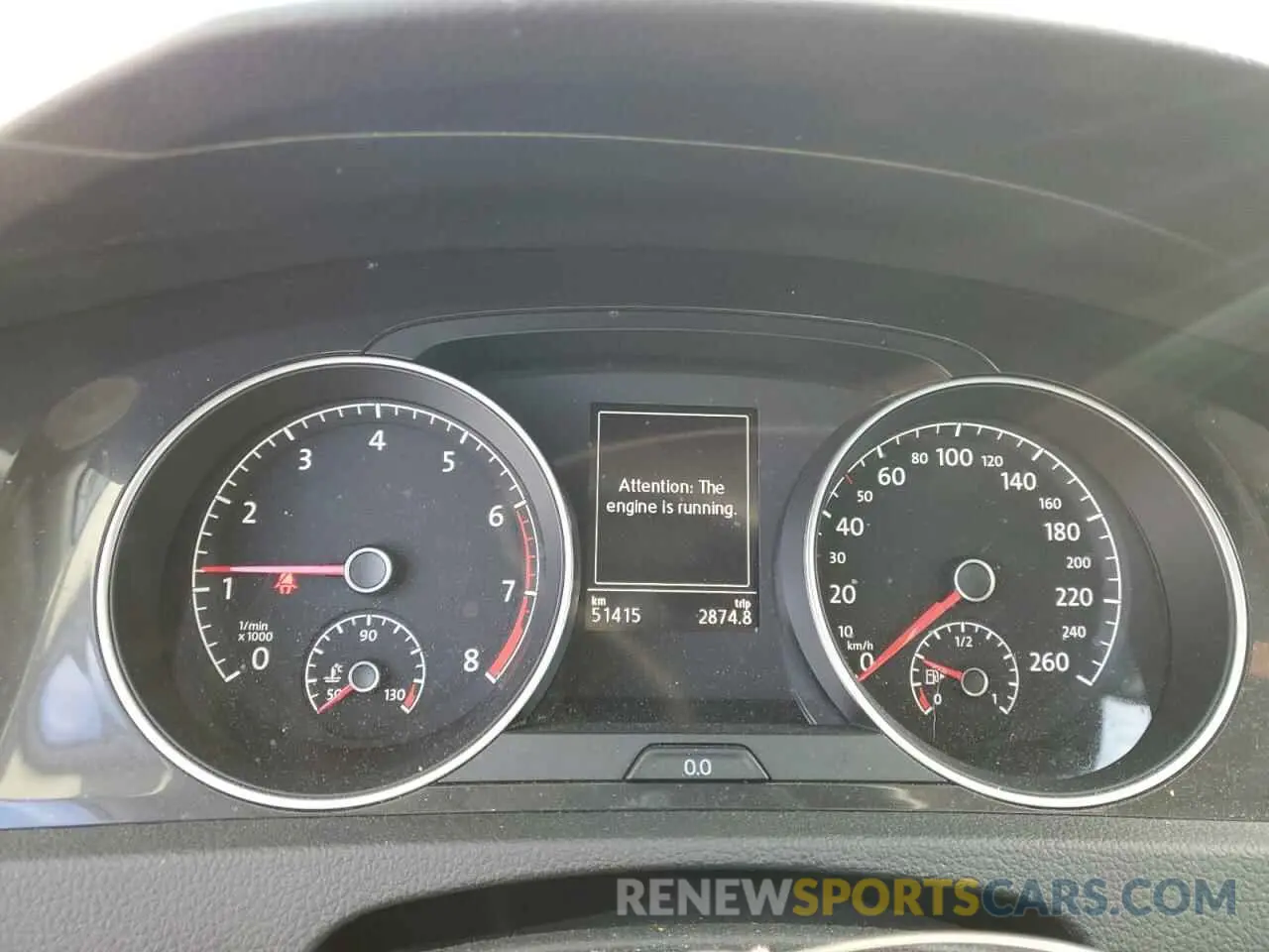 9 fotografías del automóvil dañado 3VWG57AU7MM012771 VOLKSWAGEN GOLF 2021