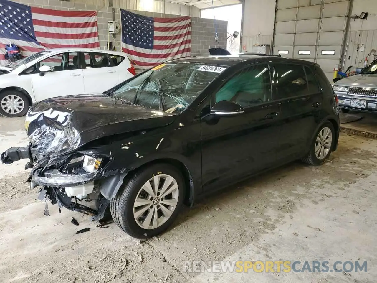 1 fotografías del automóvil dañado 3VWG57AU9MM006311 VOLKSWAGEN GOLF 2021