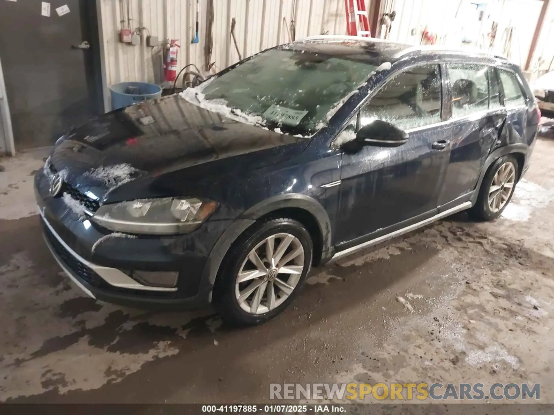 2 fotografías del automóvil dañado 3VWH17AU7KM513463 VOLKSWAGEN GOLF ALLTRACK 2019