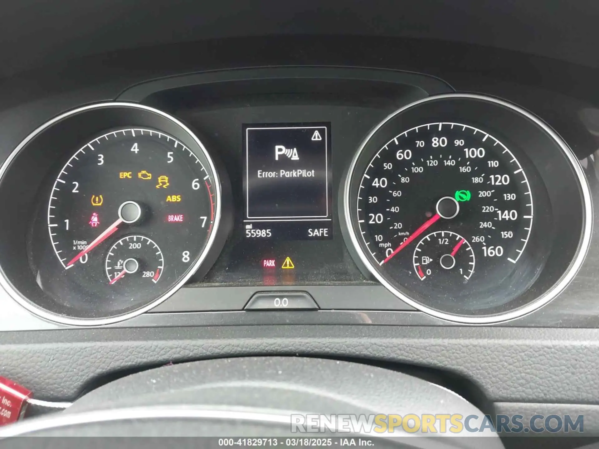 7 fotografías del automóvil dañado 3VWH17AU7KM520624 VOLKSWAGEN GOLF ALLTRACK 2019