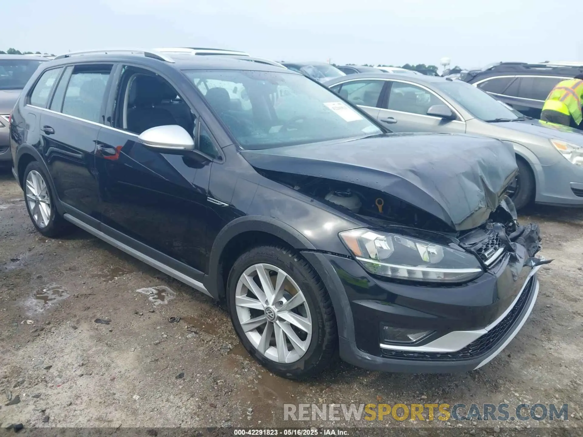 1 fotografías del automóvil dañado 3VWH17AU9KM516123 VOLKSWAGEN GOLF ALLTRACK 2019