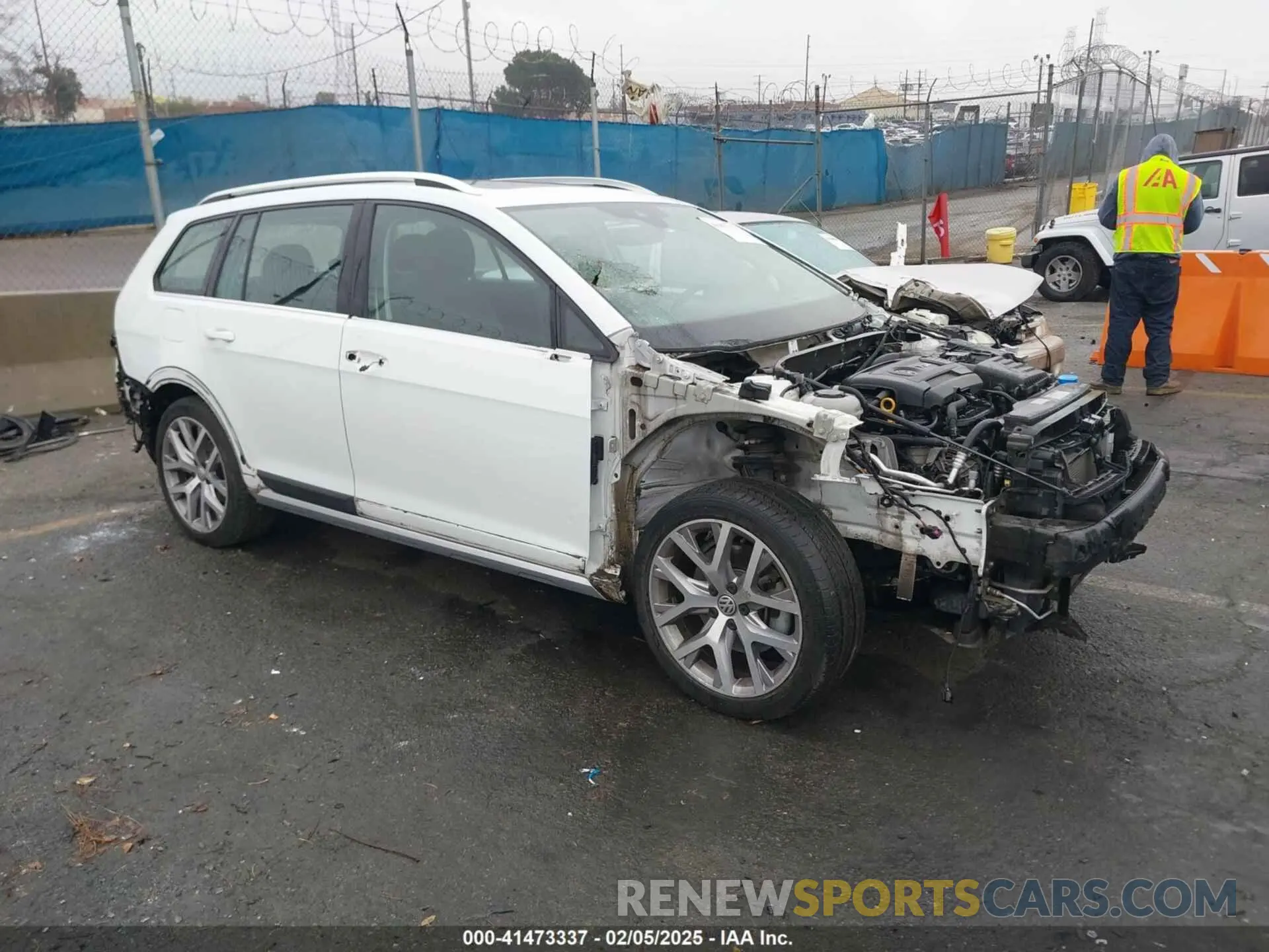 1 fotografías del automóvil dañado 3VWM17AU8KM506701 VOLKSWAGEN GOLF ALLTRACK 2019