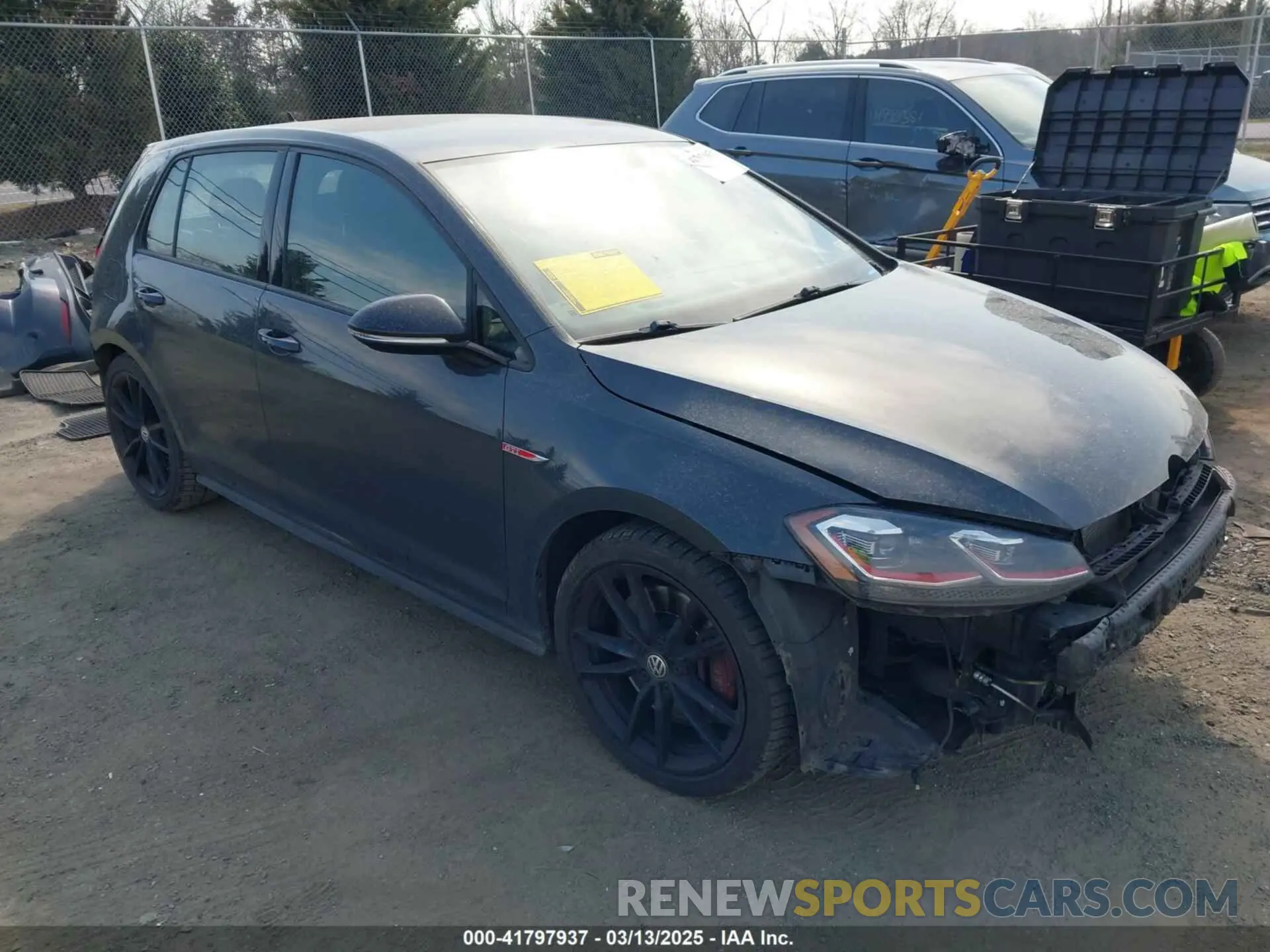 1 fotografías del automóvil dañado 3VW5T7AU3KM005374 VOLKSWAGEN GOLF GTI 2019