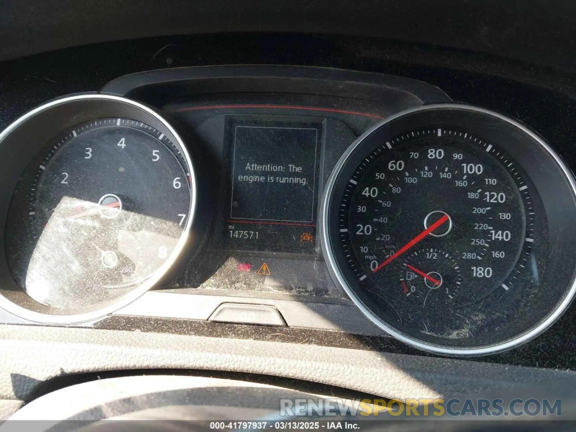 7 fotografías del automóvil dañado 3VW5T7AU3KM005374 VOLKSWAGEN GOLF GTI 2019