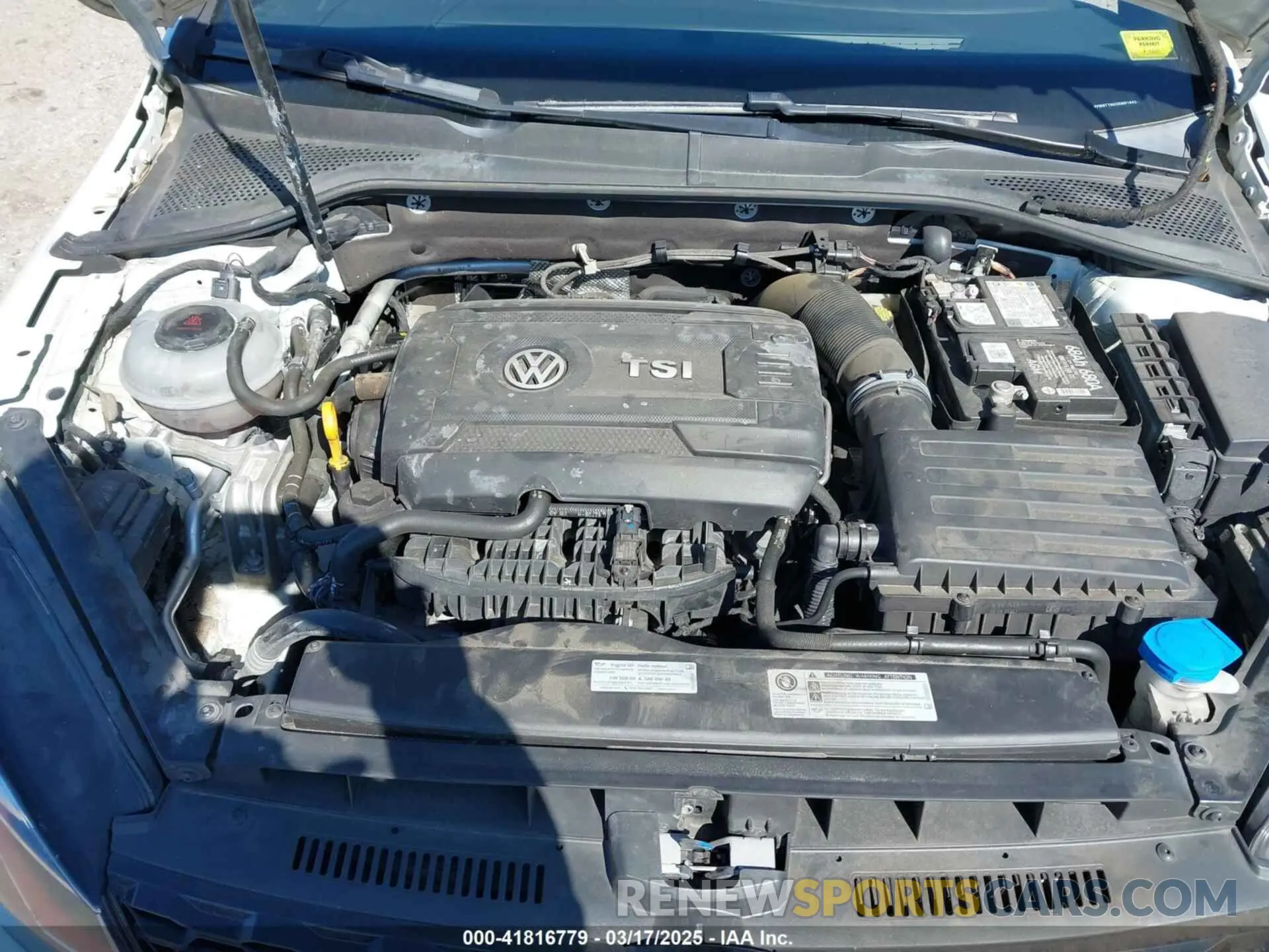10 fotografías del automóvil dañado 3VW6T7AU2KM016435 VOLKSWAGEN GOLF GTI 2019