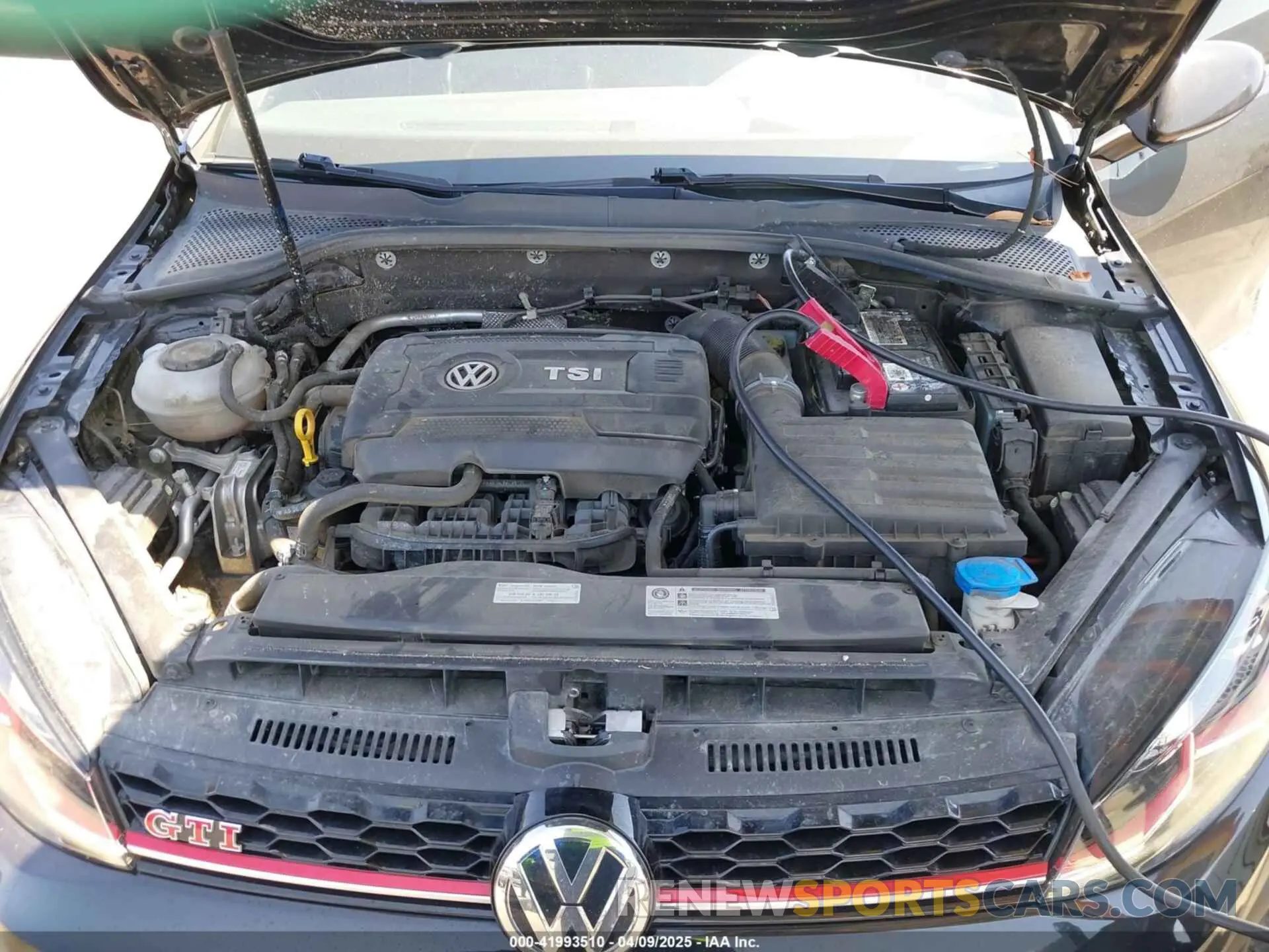 10 fotografías del automóvil dañado 3VW6T7AU6KM016583 VOLKSWAGEN GOLF GTI 2019