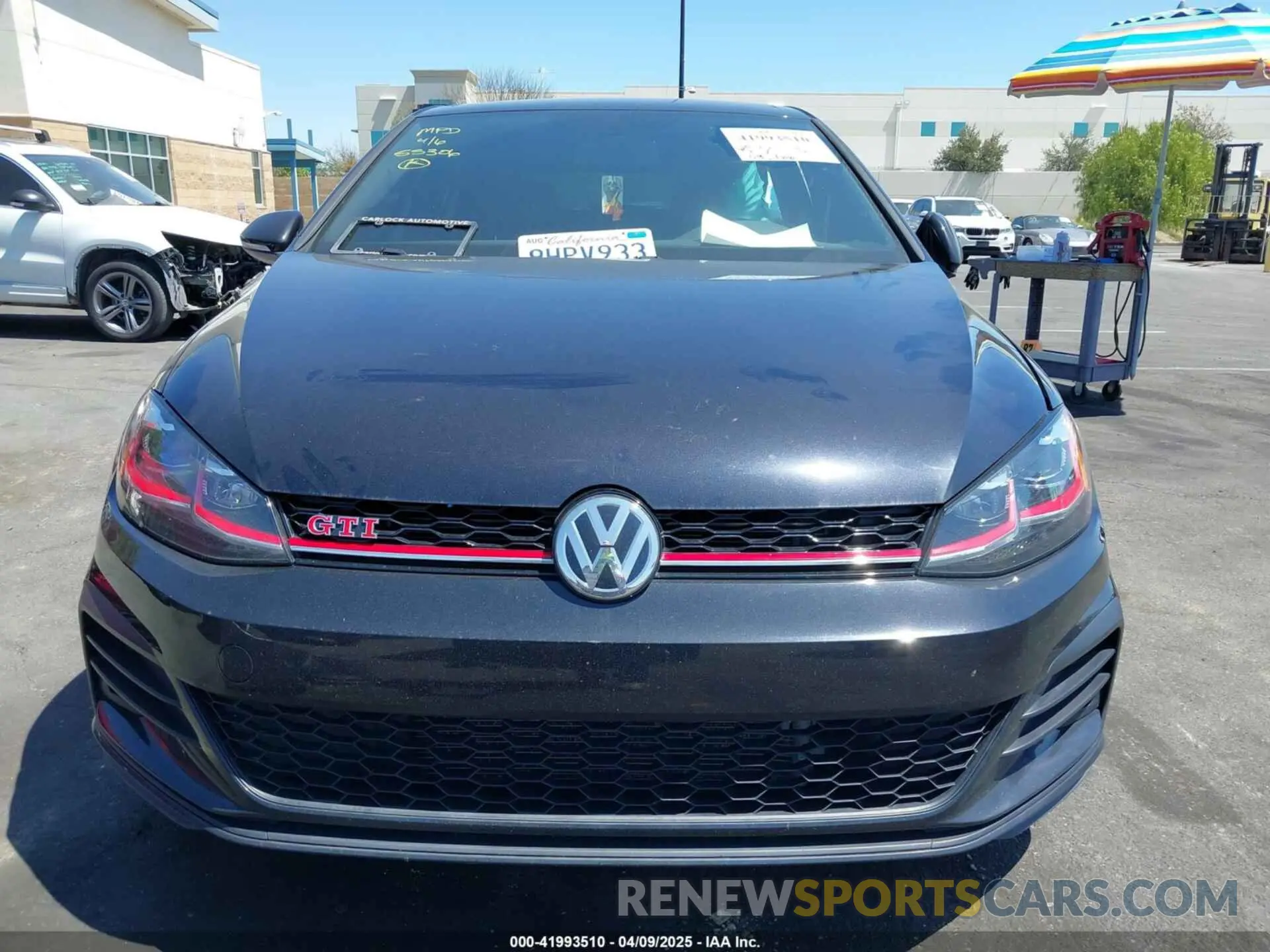 12 fotografías del automóvil dañado 3VW6T7AU6KM016583 VOLKSWAGEN GOLF GTI 2019
