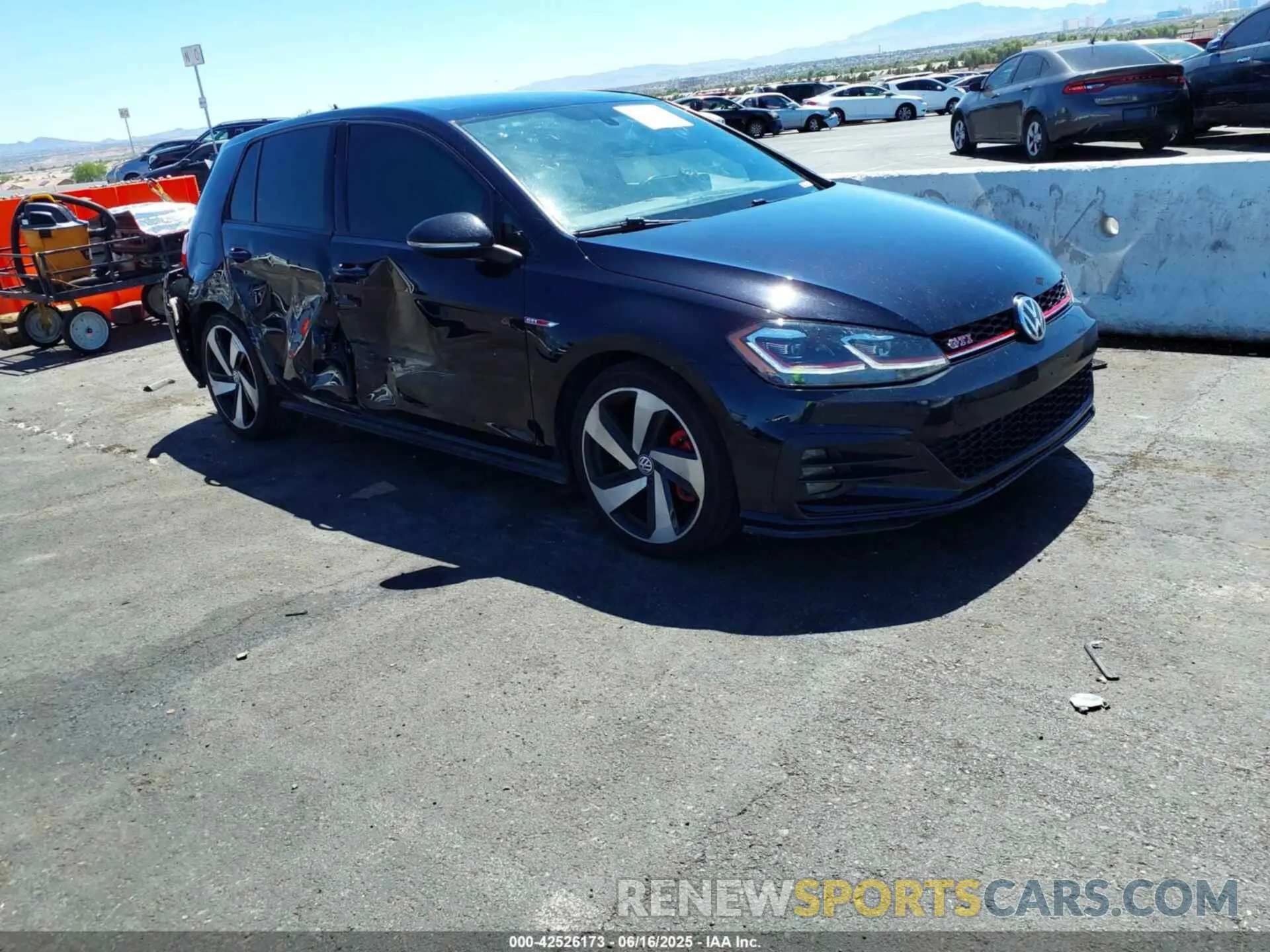 1 fotografías del automóvil dañado 3VW6T7AU9KM018537 VOLKSWAGEN GOLF GTI 2019