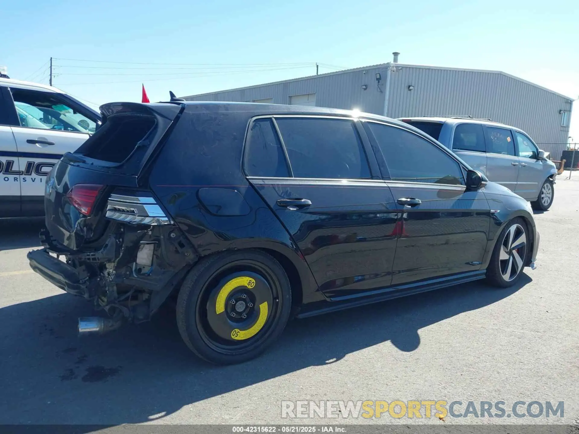 13 fotografías del automóvil dañado 3VW6T7AU1LM016606 VOLKSWAGEN GOLF GTI 2020