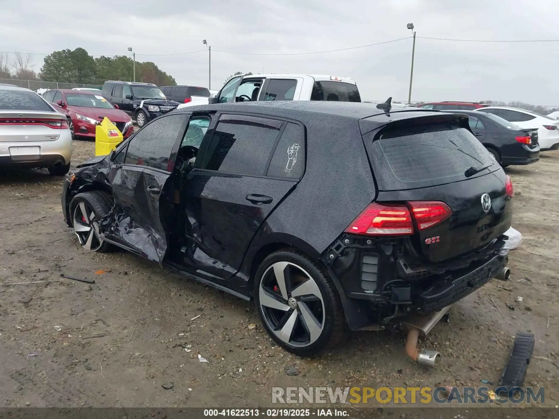 6 fotografías del automóvil dañado 3VW6T7AU9LM008589 VOLKSWAGEN GOLF GTI 2020