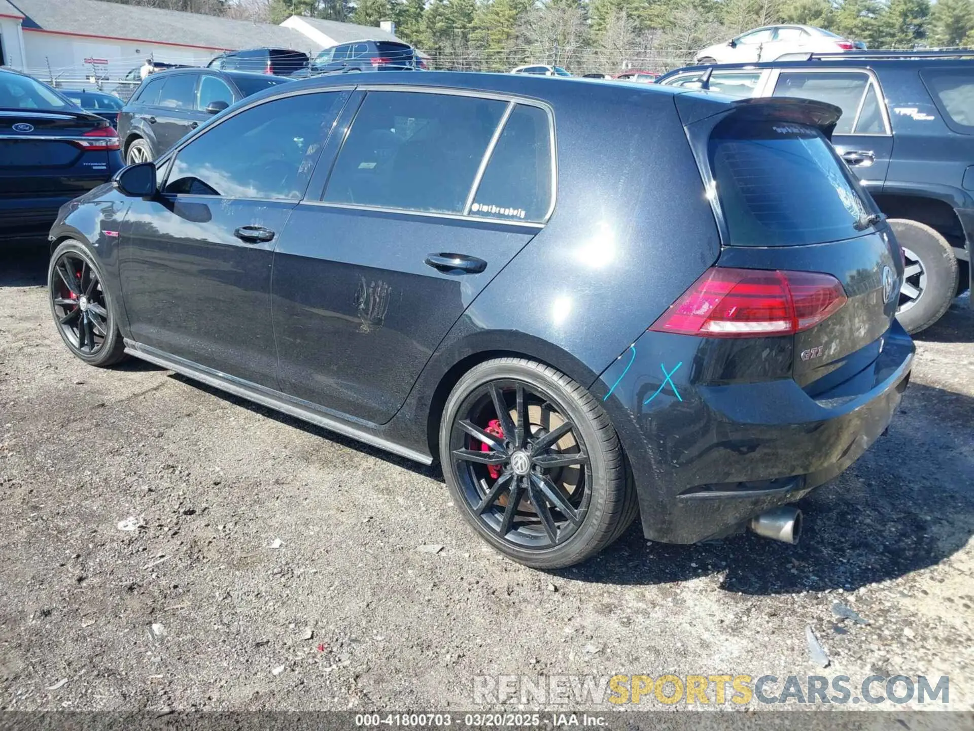 3 fotografías del automóvil dañado 3VW6T7AU1MM008104 VOLKSWAGEN GOLF GTI 2021